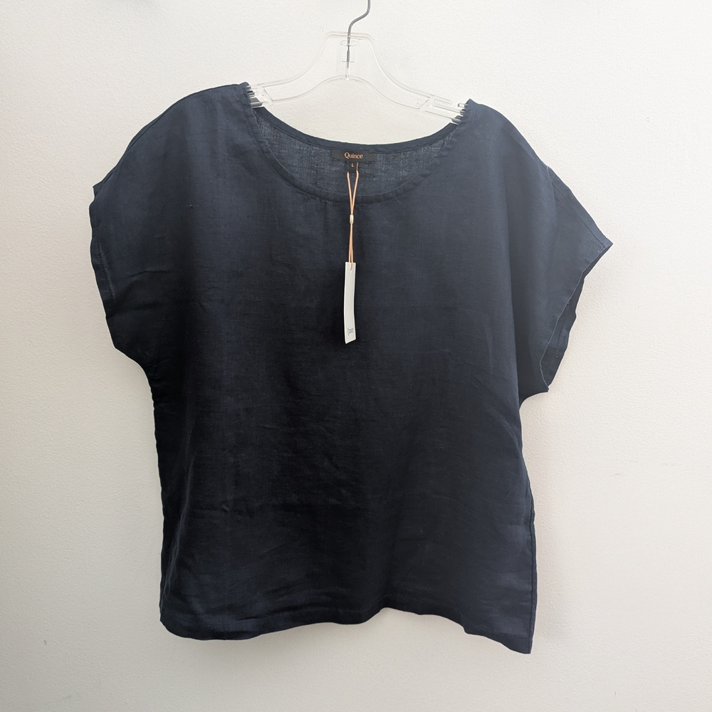 Quince 100% European Linen Pajama Top